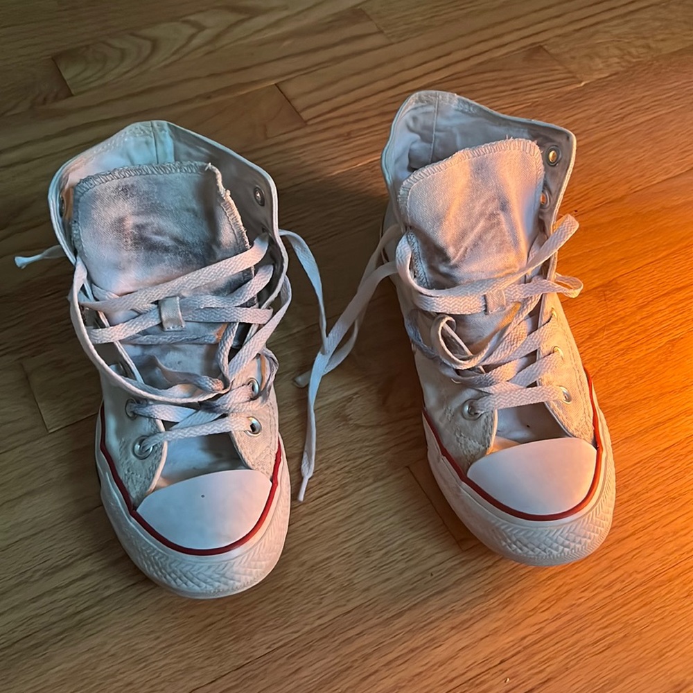 White High Top Converse